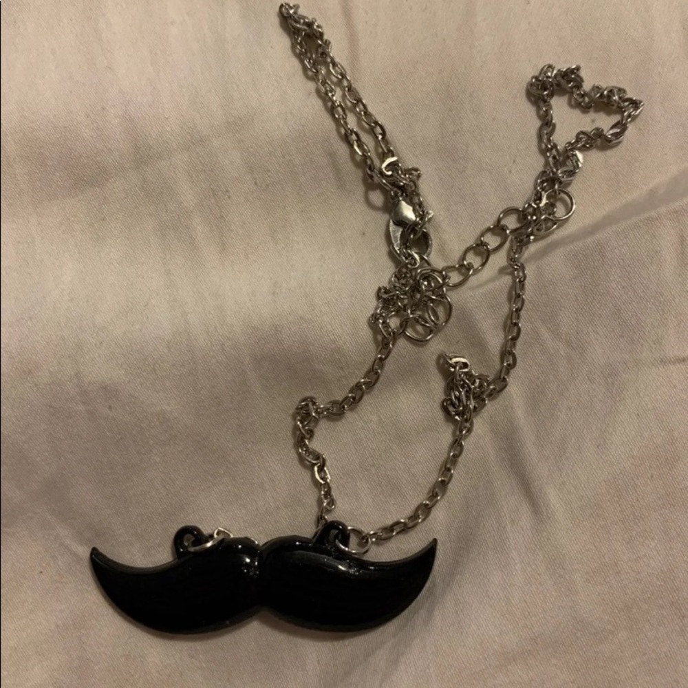 Mustache Necklace